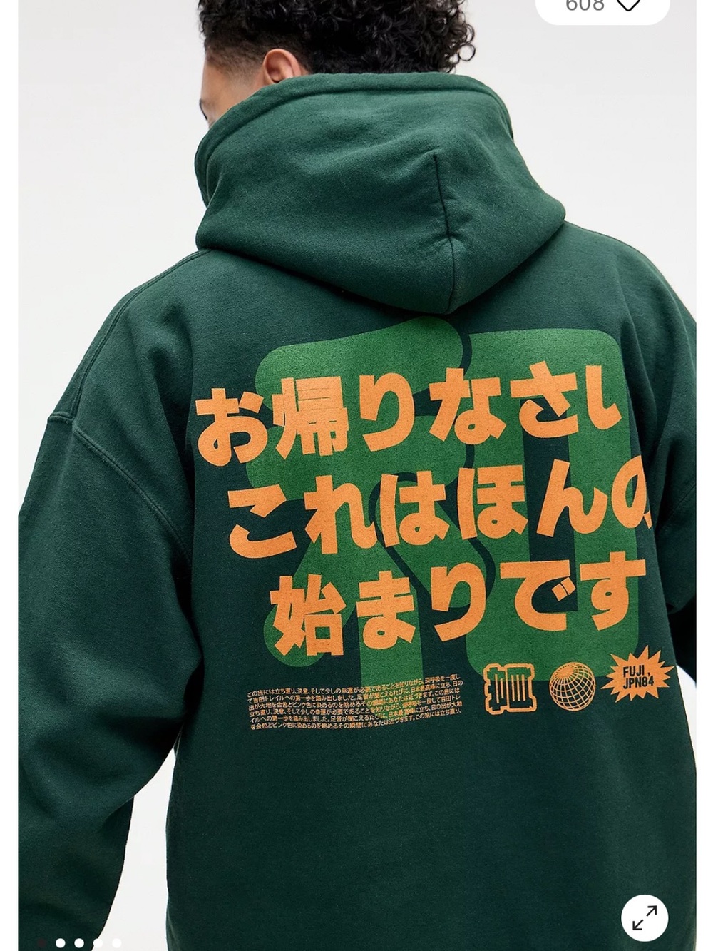 Urban Outfitters Men’s Fuji Japan Hoodie